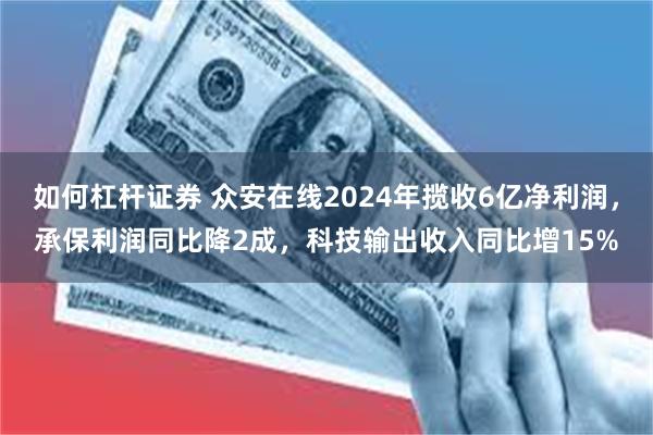 如何杠杆证券 众安在线2024年揽收6亿净利润，承保利润同比降2成，科技输出收入同比增15%