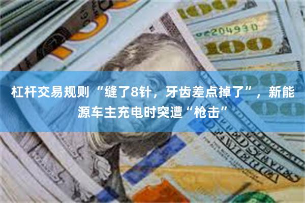 杠杆交易规则 “缝了8针，牙齿差点掉了”，新能源车主充电时突遭“枪击”
