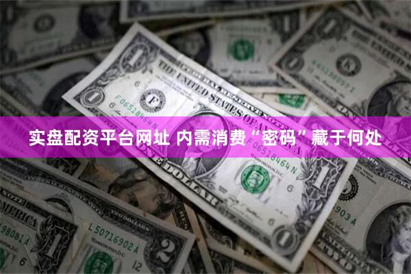 实盘配资平台网址 内需消费“密码”藏于何处