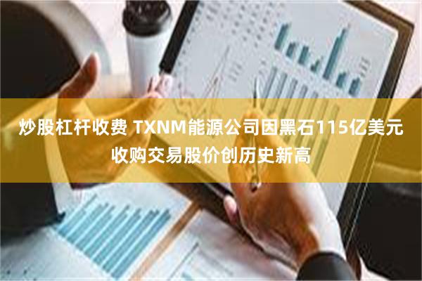 炒股杠杆收费 TXNM能源公司因黑石115亿美元收购交易股价创历史新高