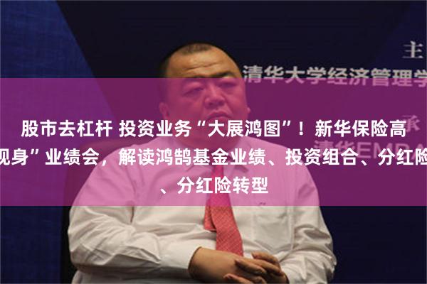 股市去杠杆 投资业务“大展鸿图”！新华保险高管“现身”业绩会，解读鸿鹄基金业绩、投资组合、分红险转型
